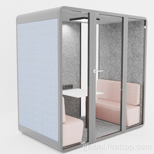 China Hot Sales Office Phone Booth Double Soundproof Booth Supplier